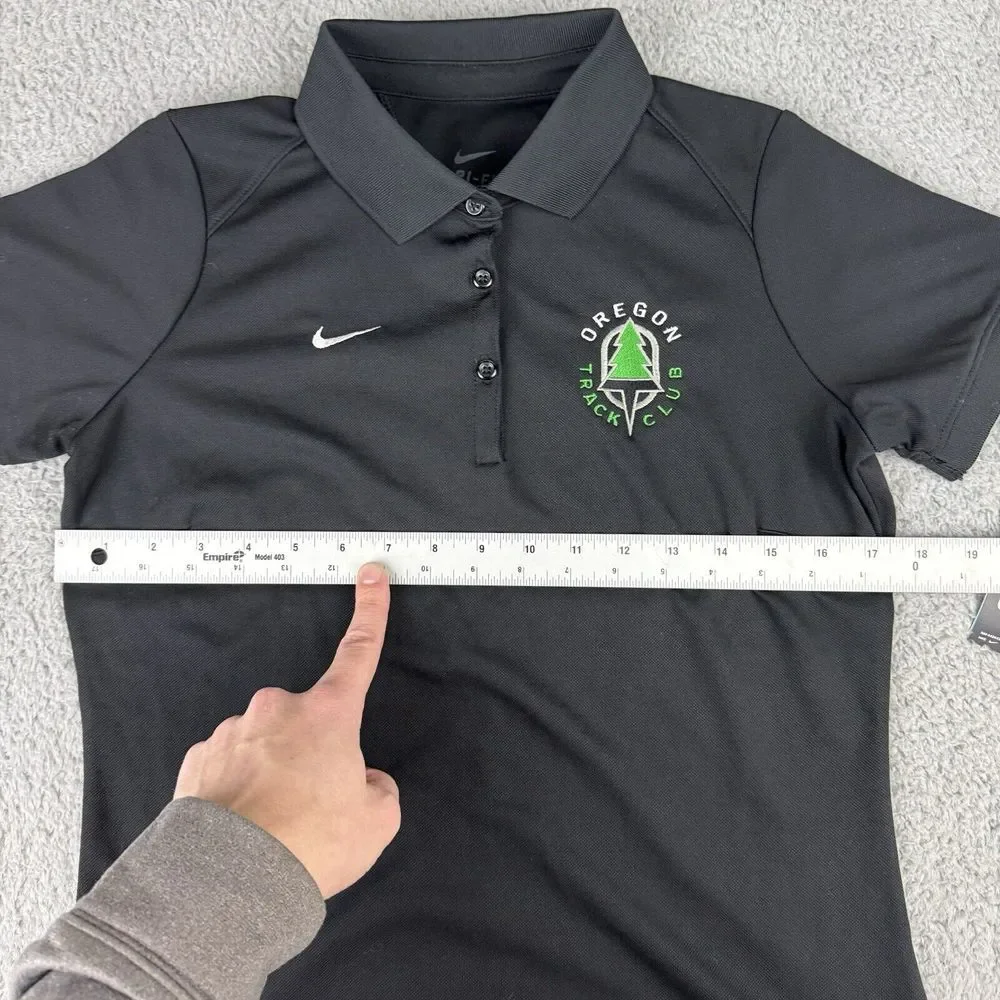 Oregon Track Club Polo‎ Athletic polo Shirt Team Nike Dri Fit Otc Women's Small